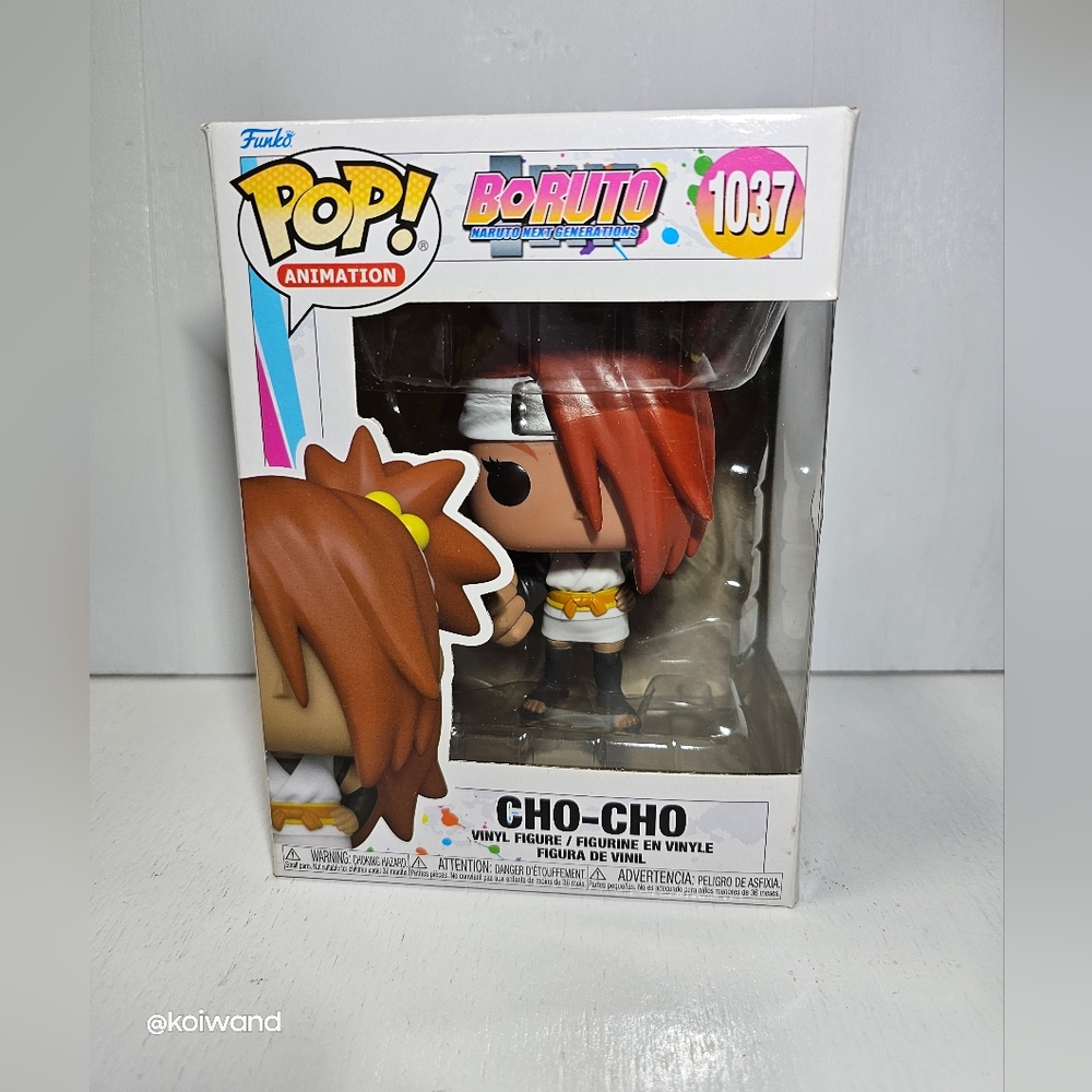 Funko Pop Boruto Cho-Cho #1037 Animation Vinyl Figure